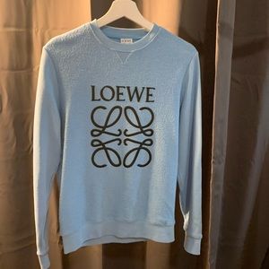 Loewe Blue Knitting Sweater